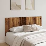 Casa si Gradina - Mobilier - Paturi si accesorii - Accesorii paturi - Tablie de pat, lemn vechi, 200x1,5x80 cm, lemn prelucrat - Infinity.ro