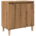 Casa si Gradina - Mobilier - Mobilier baie - Comode baie - Dulap de chiuveta, stejar artizanal, 58x33x60 cm lemn prelucrat - Infinity.ro