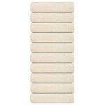 Casa si Gradina - Textile si covoare - Textile baie - Prosoape - Prosoape de baie 10 buc crem 100x150 cm 360 g/m² 100% bumbac - Infinity.ro