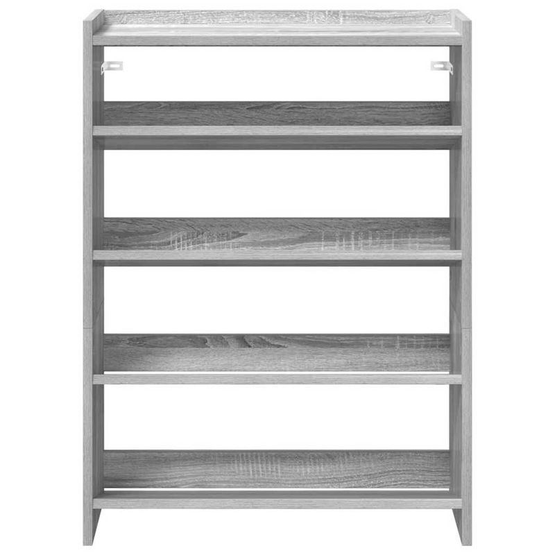 Casa si Gradina - Mobilier - Organizare si depozitare - Organizator incaltaminte - Pantofar, gri sonoma, 80x25x61,5 cm, lemn compozit, înălțime 81 cm, lăţime 60 cm - Infinity.ro