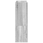 Casa si Gradina - Mobilier - Organizare si depozitare - Organizator incaltaminte - Pantofar, gri sonoma, 80x25x61,5 cm, lemn compozit, înălțime 81 cm, lăţime 60 cm - Infinity.ro