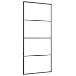 Casa si Gradina - Constructii - Usi interior, exterior si garaj - Usi garaj - Usa glisanta cu set feronerie, 90x205 cm, sticla ESG/aluminiu - Infinity.ro