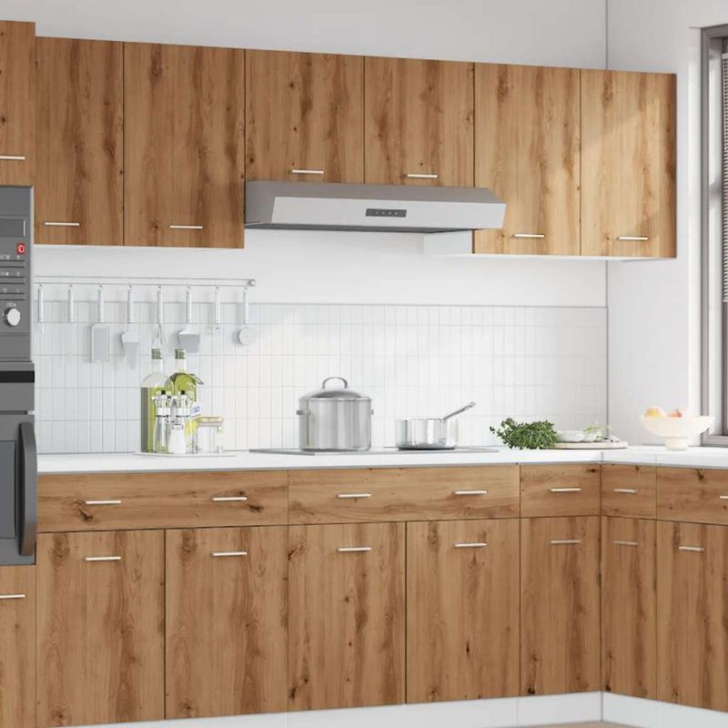 Casa si Gradina - Mobilier - Comode si corpuri - Corpuri bucatarie - Dulap suspendat, stejar artizanal, 40x31x60 cm, lemn prelucrat - Infinity.ro