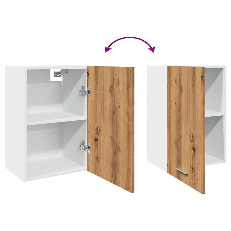 Casa si Gradina - Mobilier - Comode si corpuri - Corpuri bucatarie - Dulap suspendat, stejar artizanal, 40x31x60 cm, lemn prelucrat - Infinity.ro