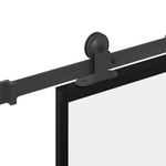 Casa si Gradina - Constructii - Usi interior, exterior si garaj - Usi garaj - Usa glisanta cu set feronerie, 76x205 cm, sticla ESG/aluminiu - Infinity.ro