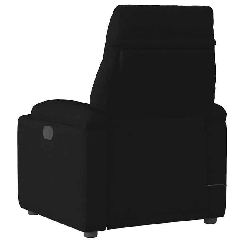 Ingrijire personala si Cosmetice - Sanatate si wellness - Articole wellness - Fotolii de masaj - Fotoliu electric de masaj rabatabil, negru, textil - Infinity.ro