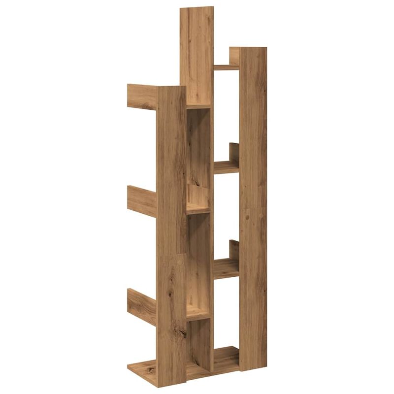 Casa si Gradina - Mobilier - Biblioteci si rafturi - Biblioteci - Biblioteca, stejar artizanal, 48x25,5x140 cm, lemn prelucrat - Infinity.ro