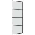 Casa si Gradina - Constructii - Usi interior, exterior si garaj - Usi interior - Usa glisanta cu set feronerie, 76x205 cm, sticla ESG/aluminiu - Infinity.ro