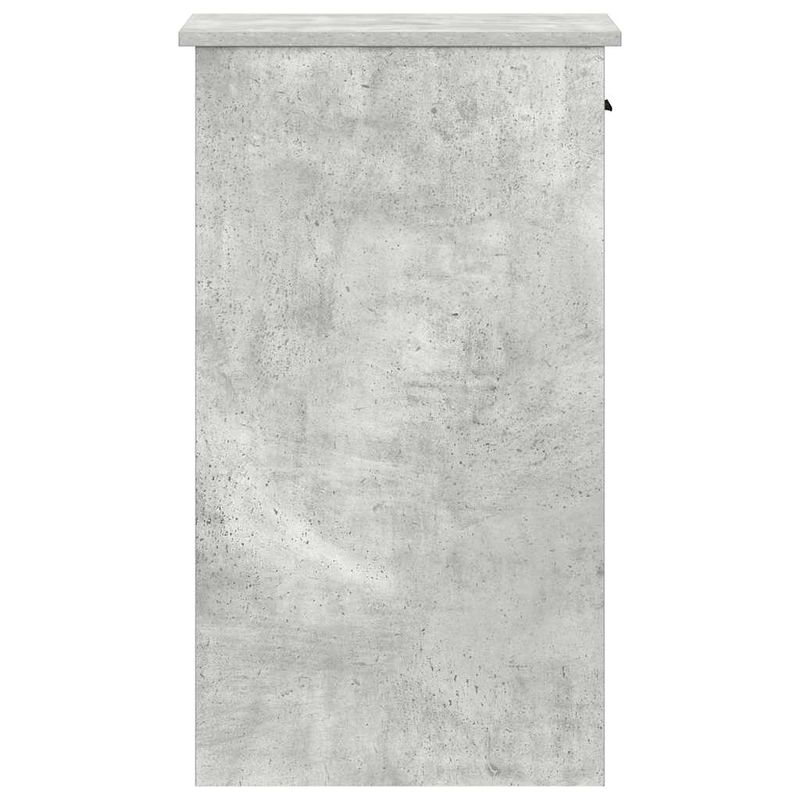 Casa si Gradina - Mobilier - Mese si birouri - Birouri - Suport turn computer cu sertar gri beton 35x45x77 cm - Infinity.ro
