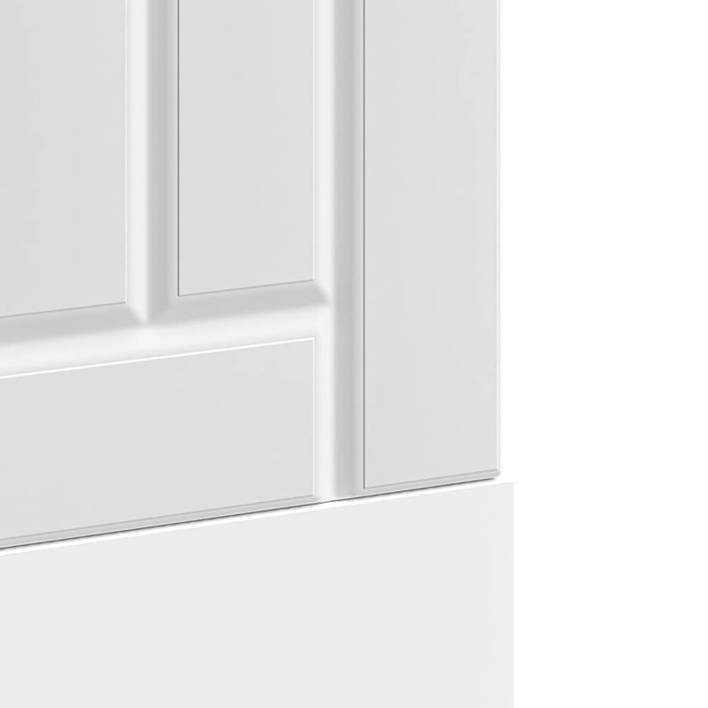 Electronice si Electrocasnice - Masini de spalat vase - Accesorii masini de spalat vase - Panou pentru masina de spalat vase „Lucca” lemn prelucrat alb, mărime 60x1.5x67 cm - Infinity.ro