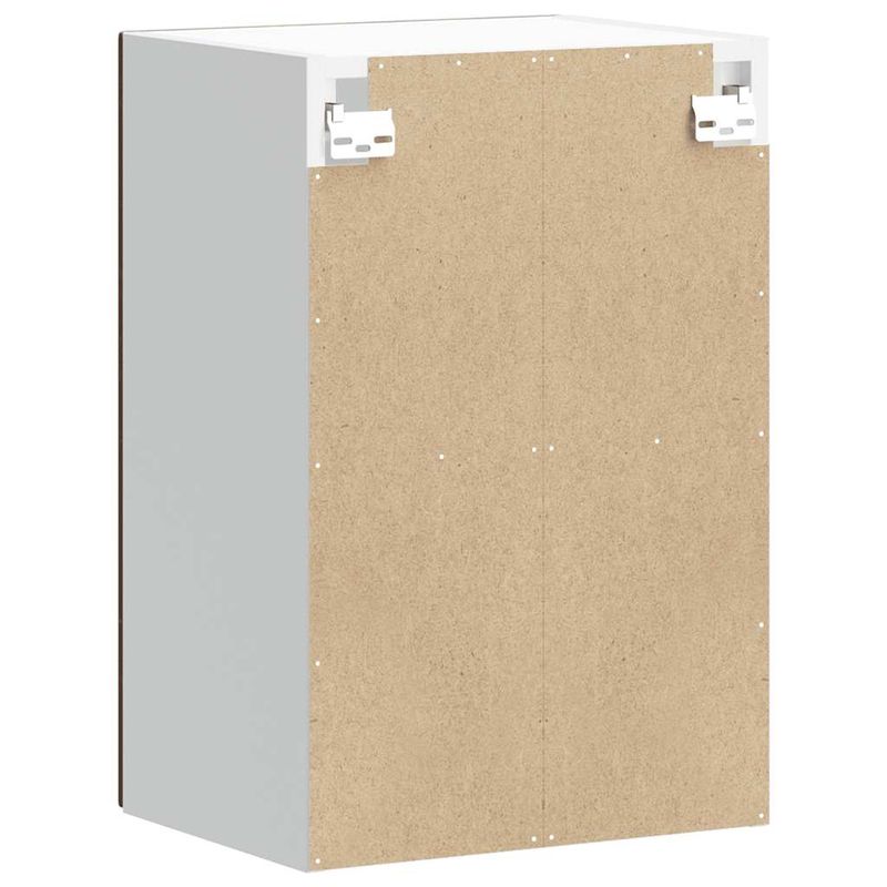 Casa si Gradina - Mobilier - Comode si corpuri - Corpuri bucatarie - Dulap de bucatarie cu usa din sticla stejar afumat „Lucca” - Infinity.ro