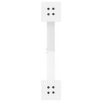 Casa si Gradina - Mobilier - Feronerie si accesorii mobila - Picioare masuta cafea in forma X, 2 buc alb 60x(30-31) cm otel, mărime 60x(30-31) cm (40 mm) - Infinity.ro