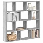 Casa si Gradina - Mobilier - Biblioteci si rafturi - Rafturi - Raft cubic perete cu 12 compartimente sonoma gri lemn prelucrat - Infinity.ro