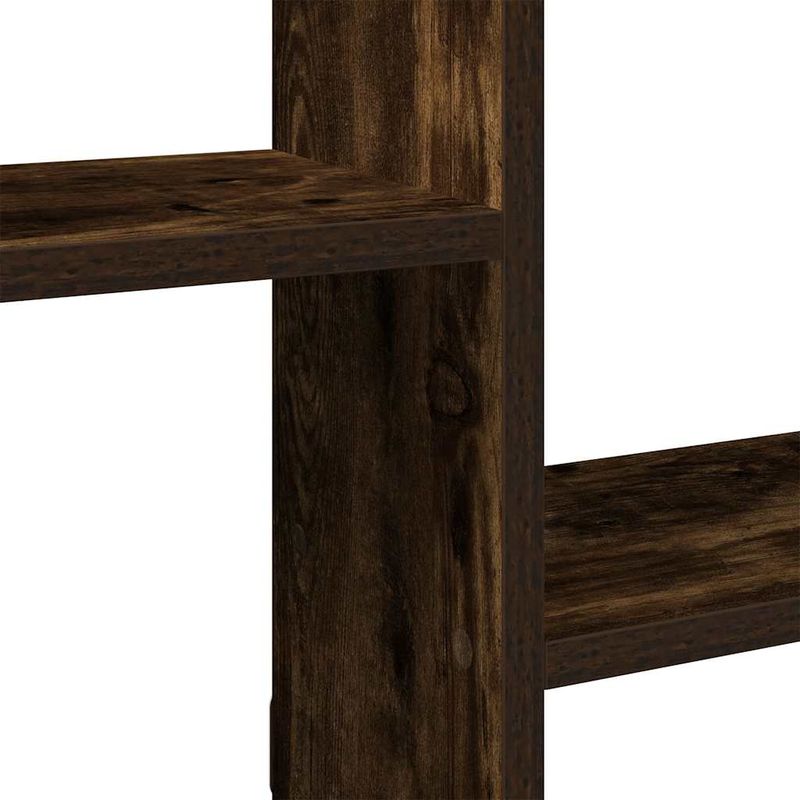 Casa si Gradina - Mobilier - Biblioteci si rafturi - Rafturi - Raft cubic perete 5 compartimente stejar fumuriu lemn prelucrat - Infinity.ro