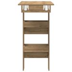 Casa si Gradina - Mobilier - Mese si birouri - Mese bucatarie si dining - Masa bar perete Stejar artizanal 102x45x103,5 cm lemn compozit - Infinity.ro