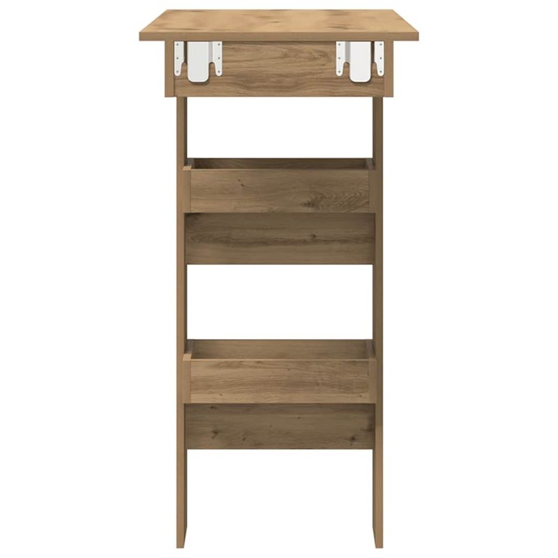 Casa si Gradina - Mobilier - Mese si birouri - Mese bucatarie si dining - Masa bar perete Stejar artizanal 102x45x103,5 cm lemn compozit - Infinity.ro
