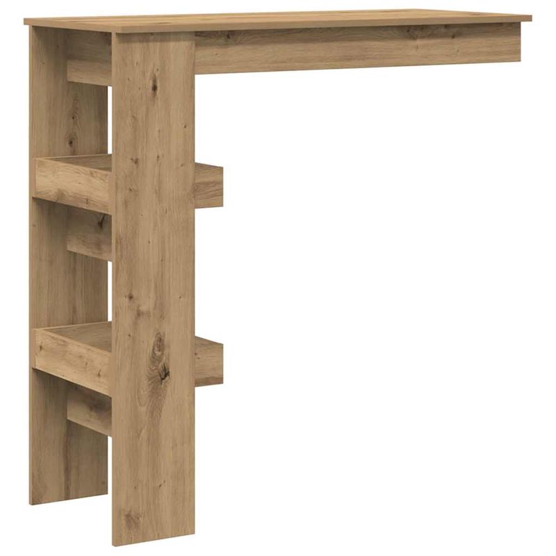 Casa si Gradina - Mobilier - Mese si birouri - Mese bucatarie si dining - Masa bar perete Stejar artizanal 102x45x103,5 cm lemn compozit - Infinity.ro