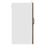 Casa si Gradina - Mobilier - Comode si corpuri - Corpuri bucatarie - Dulap de bucatarie cu usa din sticla "Lucca" stejar afumat, mărime 60x31x60 cm - Infinity.ro