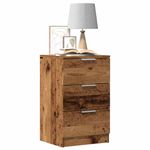 Casa si Gradina - Mobilier - Comode si corpuri - Noptiere - Noptiera, lemn invechit, 40x36x65 cm, lemn prelucrat - Infinity.ro