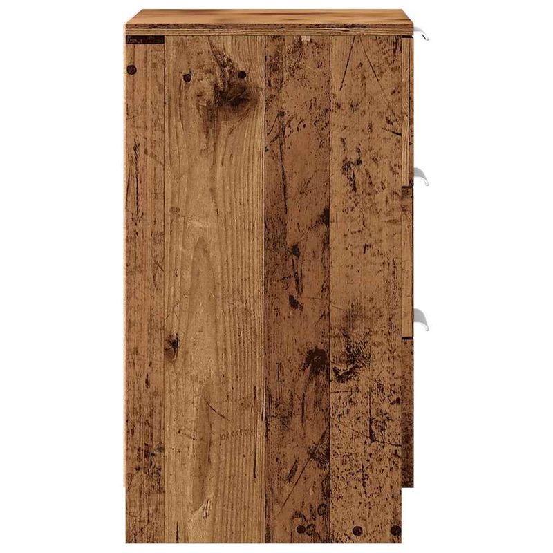 Casa si Gradina - Mobilier - Comode si corpuri - Noptiere - Noptiera, lemn invechit, 40x36x65 cm, lemn prelucrat - Infinity.ro