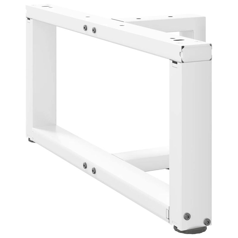 Casa si Gradina - Mobilier - Feronerie si accesorii mobila - Picioare masuta de cafea in forma de T, 2 buc alb Otel, mărime 60x25x(30-31) cm - Infinity.ro