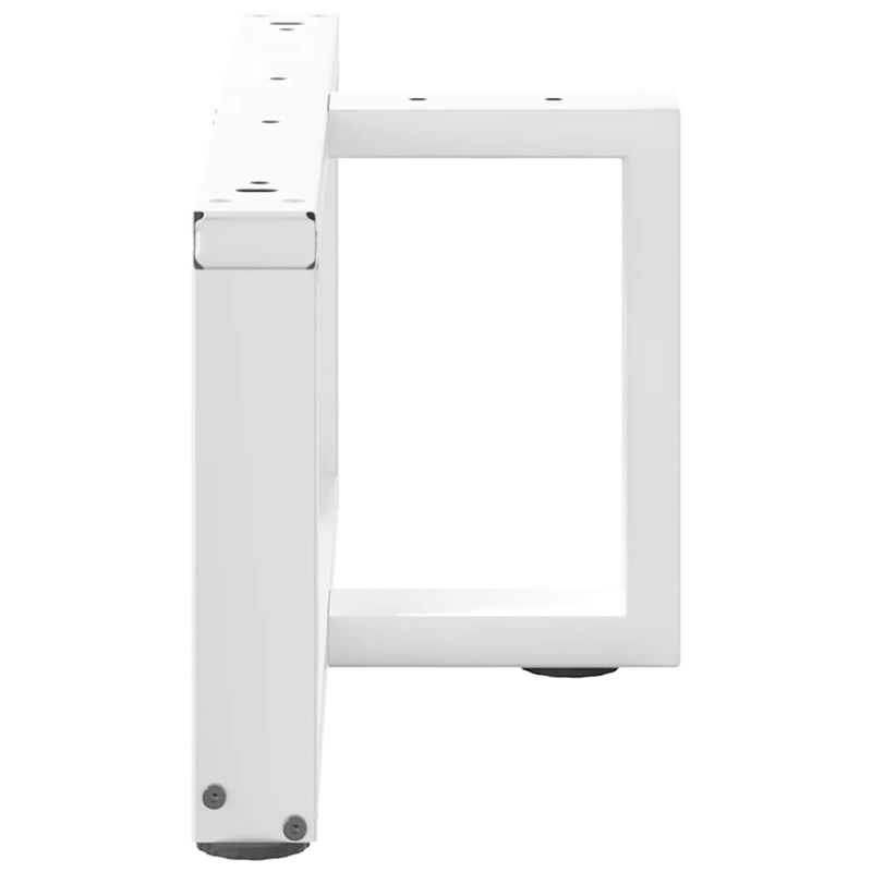 Casa si Gradina - Mobilier - Feronerie si accesorii mobila - Picioare masuta de cafea in forma de T, 2 buc alb Otel, mărime 60x25x(30-31) cm - Infinity.ro