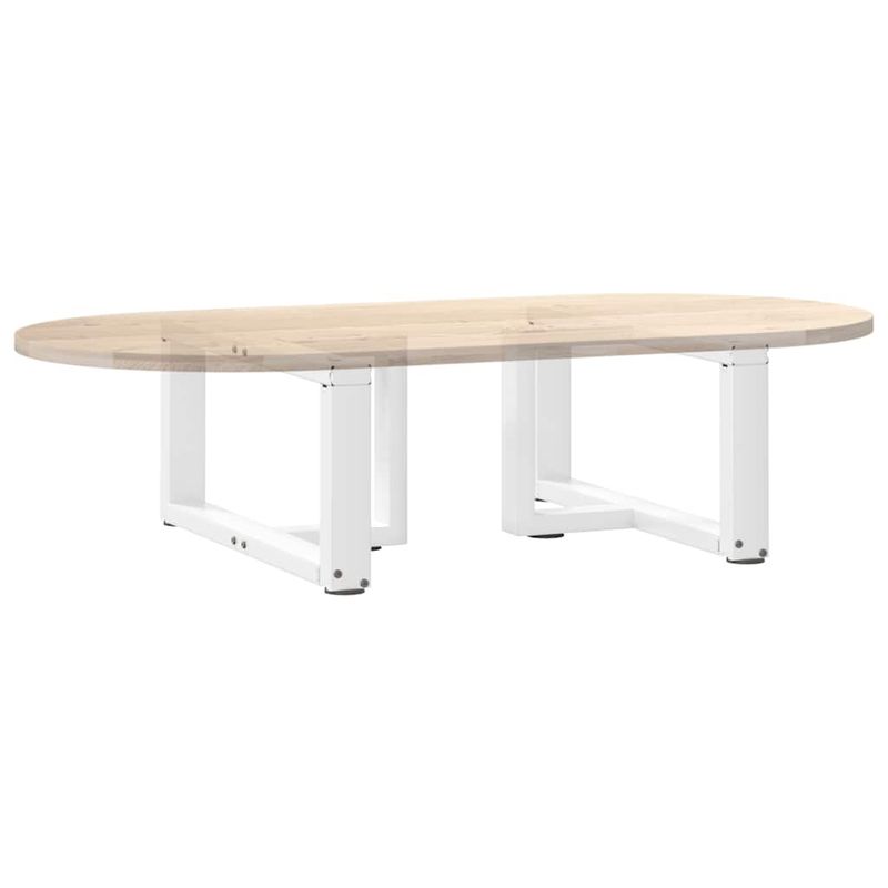 Casa si Gradina - Mobilier - Feronerie si accesorii mobila - Picioare masuta de cafea in forma de T, 2 buc alb Otel, mărime 60x25x(30-31) cm - Infinity.ro