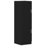 Casa si Gradina - Mobilier - Comode si corpuri - Corpuri bucatarie - Dulap de bucatarie, negru, 38x41,5x131,5 cm, lemn prelucrat - Infinity.ro