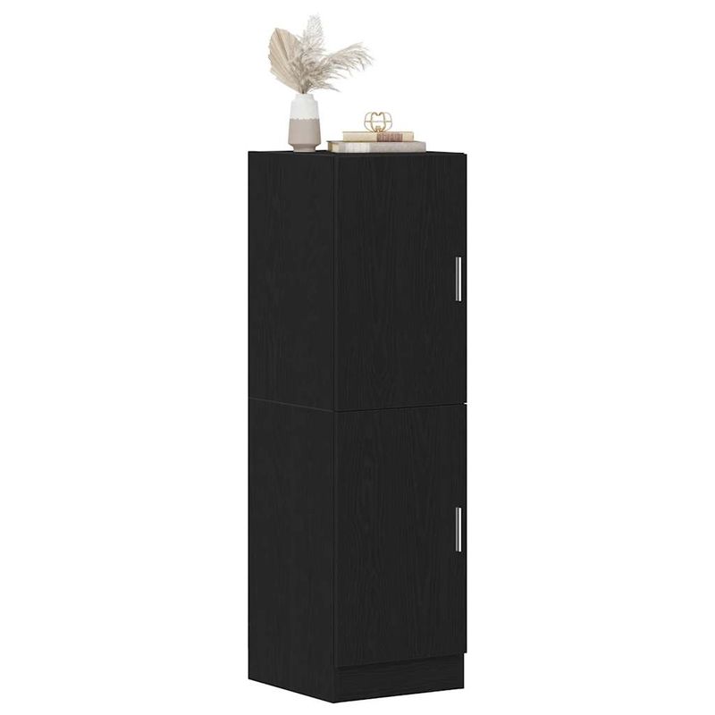 Casa si Gradina - Mobilier - Comode si corpuri - Corpuri bucatarie - Dulap de bucatarie, negru, 38x41,5x131,5 cm, lemn prelucrat - Infinity.ro