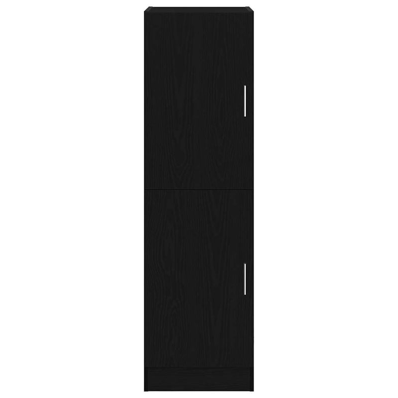 Casa si Gradina - Mobilier - Comode si corpuri - Corpuri bucatarie - Dulap de bucatarie, negru, 38x41,5x131,5 cm, lemn prelucrat - Infinity.ro