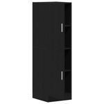 Casa si Gradina - Mobilier - Comode si corpuri - Corpuri bucatarie - Dulap de bucatarie, negru, 38x41,5x131,5 cm, lemn prelucrat - Infinity.ro