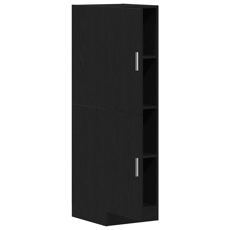 Casa si Gradina - Mobilier - Comode si corpuri - Corpuri bucatarie - Dulap de bucatarie, negru, 38x41,5x131,5 cm, lemn prelucrat - Infinity.ro