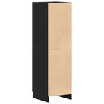 Casa si Gradina - Mobilier - Comode si corpuri - Corpuri bucatarie - Dulap de bucatarie, negru, 38x41,5x131,5 cm, lemn prelucrat - Infinity.ro