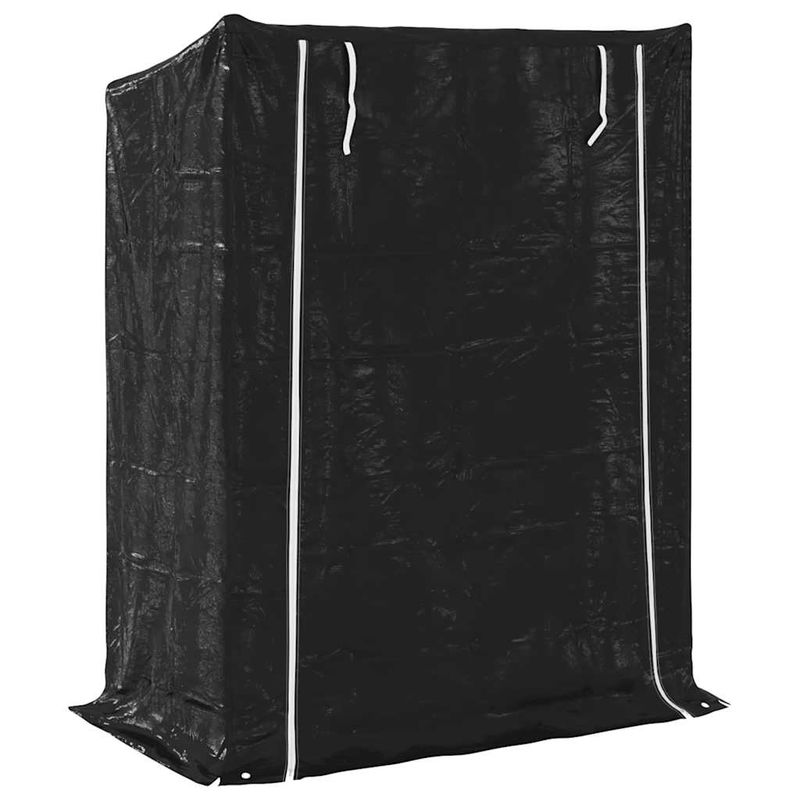 Casa si Gradina - Termice - Sobe, Seminee si accesorii - Accesorii seminee si sobe - Suport pentru lemne de foc cu capac de ploaie Otel galvanizat - Infinity.ro