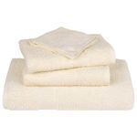 Casa si Gradina - Textile si covoare - Textile baie - Prosoape - Prosoape de sapun 4 buc crema 30x30 cm 360 g/m² 100% bumbac - Infinity.ro