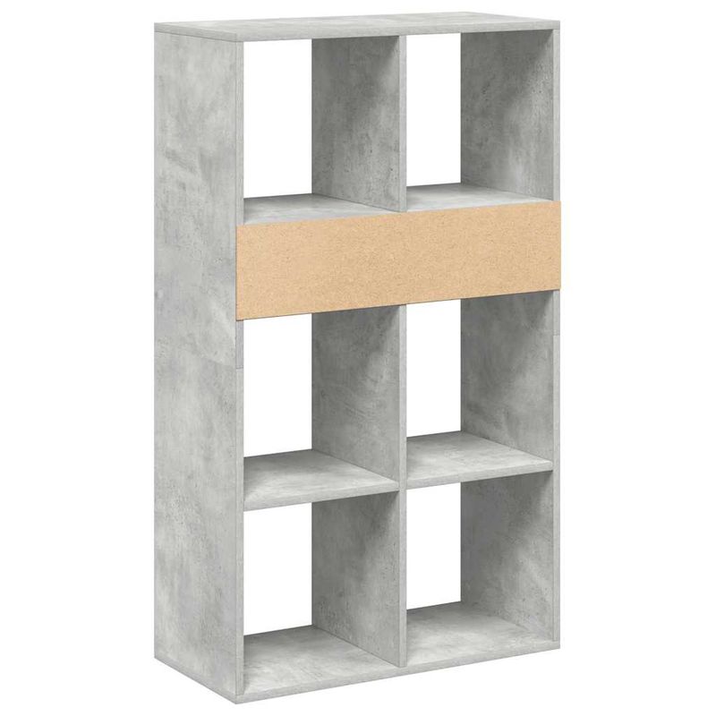 Casa si Gradina - Mobilier - Biblioteci si rafturi - Biblioteci - Biblioteca, gri beton, 66x31x112 cm, lemn prelucrat - Infinity.ro