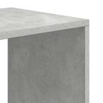 Casa si Gradina - Mobilier - Biblioteci si rafturi - Biblioteci - Biblioteca, gri beton, 66x31x112 cm, lemn prelucrat - Infinity.ro