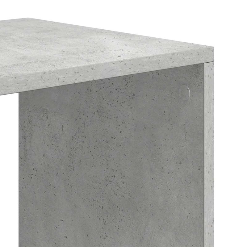 Casa si Gradina - Mobilier - Biblioteci si rafturi - Biblioteci - Biblioteca, gri beton, 66x31x112 cm, lemn prelucrat - Infinity.ro