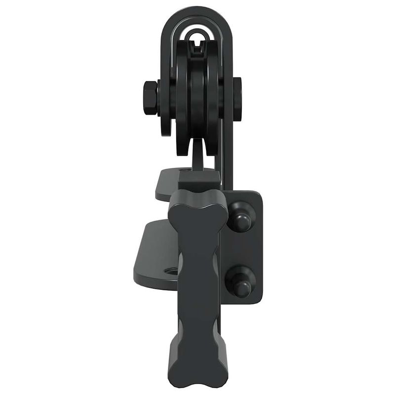 Casa si Gradina - Constructii - Usi interior, exterior si garaj - Accesorii usi - Set usi glisante pentru dulap 122 cm otel carbon - Infinity.ro