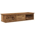 Casa si Gradina - Mobilier - Biblioteci si rafturi - Rafturi - Dulap de perete, lemn invechit, 88x26x18,5 cm, lemn prelucrat - Infinity.ro