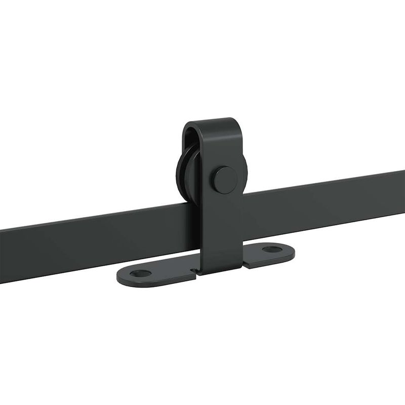 Casa si Gradina - Constructii - Usi interior, exterior si garaj - Accesorii usi - Set usi glisante pentru dulap 122 cm otel carbon - Infinity.ro