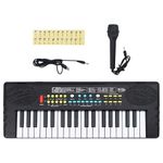 TV, Audio-Video si Foto - Instrumente muzicale - Instrumente electrice si electronice - Tastatura electrica pian cu 37 taste cu microfon pentru copii - Infinity.ro