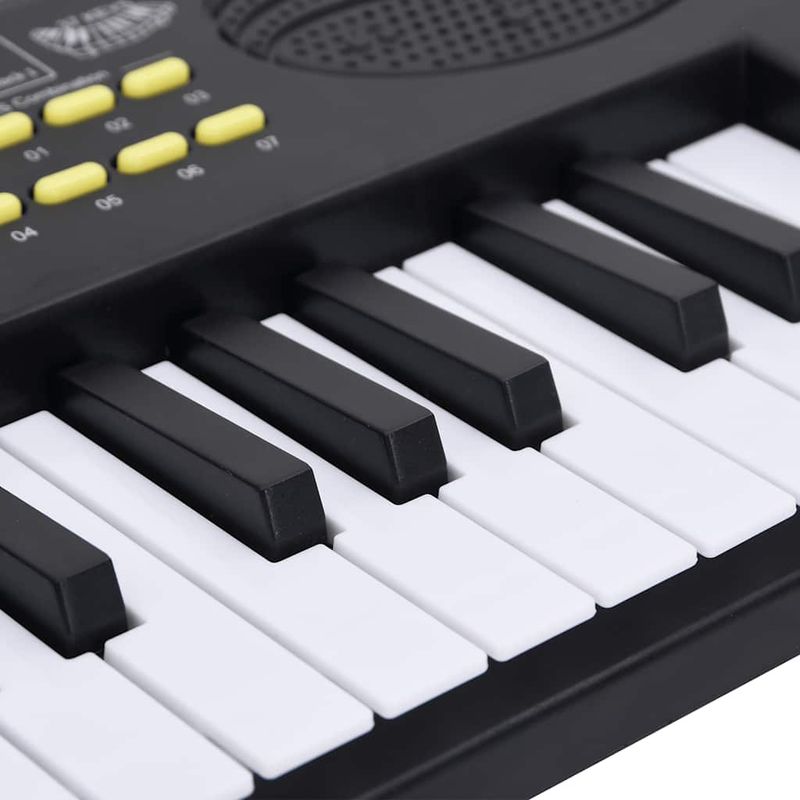 TV, Audio-Video si Foto - Instrumente muzicale - Instrumente electrice si electronice - Tastatura electrica pian cu 37 taste cu microfon pentru copii - Infinity.ro