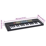 TV, Audio-Video si Foto - Instrumente muzicale - Instrumente electrice si electronice - Tastatura electrica pian cu 37 taste cu microfon pentru copii - Infinity.ro