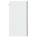 Casa si Gradina - Mobilier - Comode si corpuri - Corpuri bucatarie - Dulap suspendat din sticla gri beton 80x31x60 cm - Infinity.ro