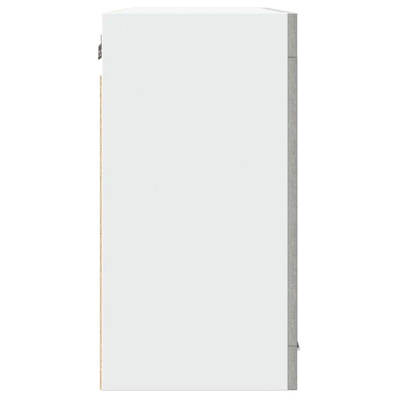 Casa si Gradina - Mobilier - Comode si corpuri - Corpuri bucatarie - Dulap suspendat din sticla gri beton 80x31x60 cm - Infinity.ro