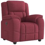Casa si Gradina - Mobilier - Scaune si fotolii - Fotolii - Fotoliu rabatabil, rosu vin, material textil - Infinity.ro
