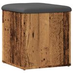 Casa si Gradina - Mobilier - Canapele si coltare - Banchete - Banca de depozitare din lemn vechi 42x42x45 cm lemn prelucrat - Infinity.ro