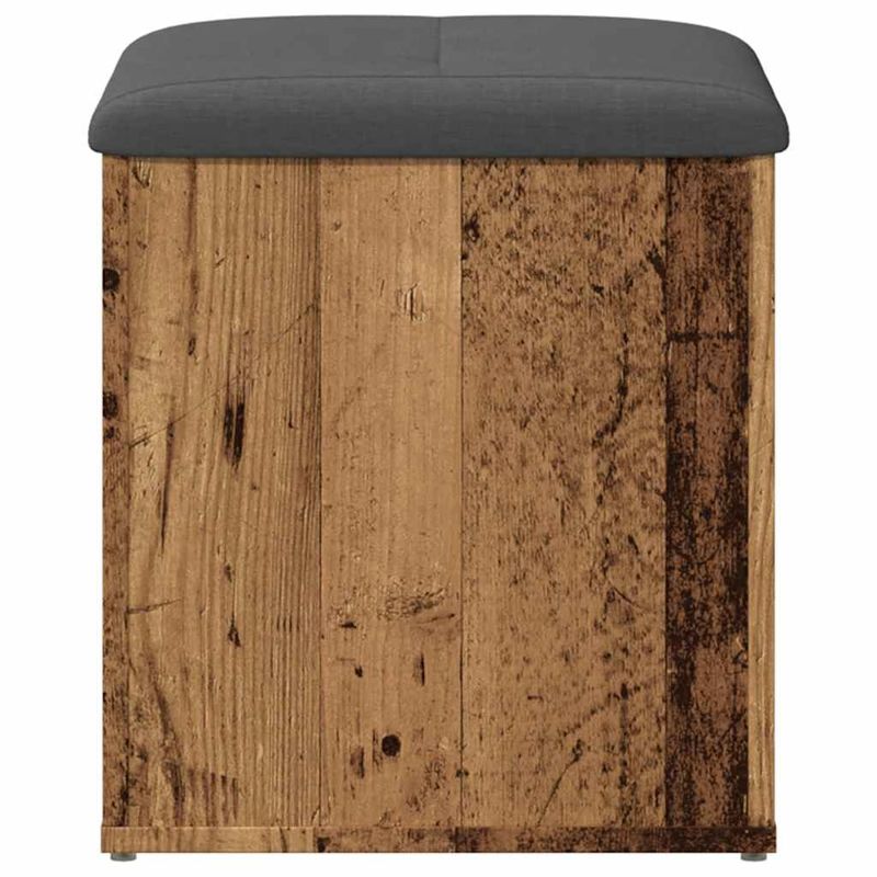 Casa si Gradina - Mobilier - Canapele si coltare - Banchete - Banca de depozitare din lemn vechi 42x42x45 cm lemn prelucrat - Infinity.ro