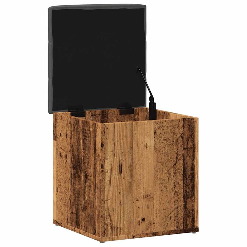 Casa si Gradina - Mobilier - Canapele si coltare - Banchete - Banca de depozitare din lemn vechi 42x42x45 cm lemn prelucrat - Infinity.ro